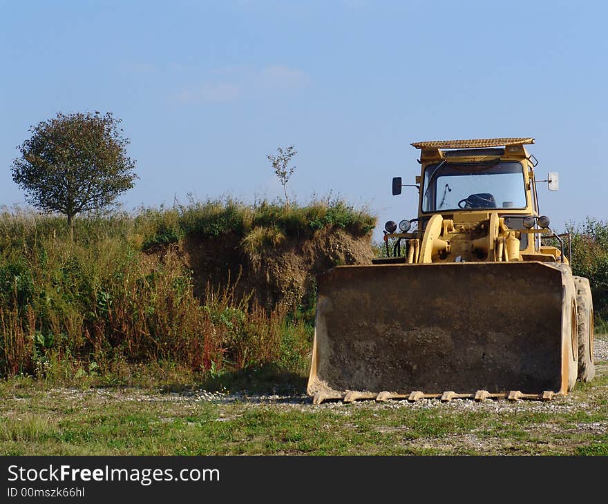 A view at an older caterpillar model. A view at an older caterpillar model.