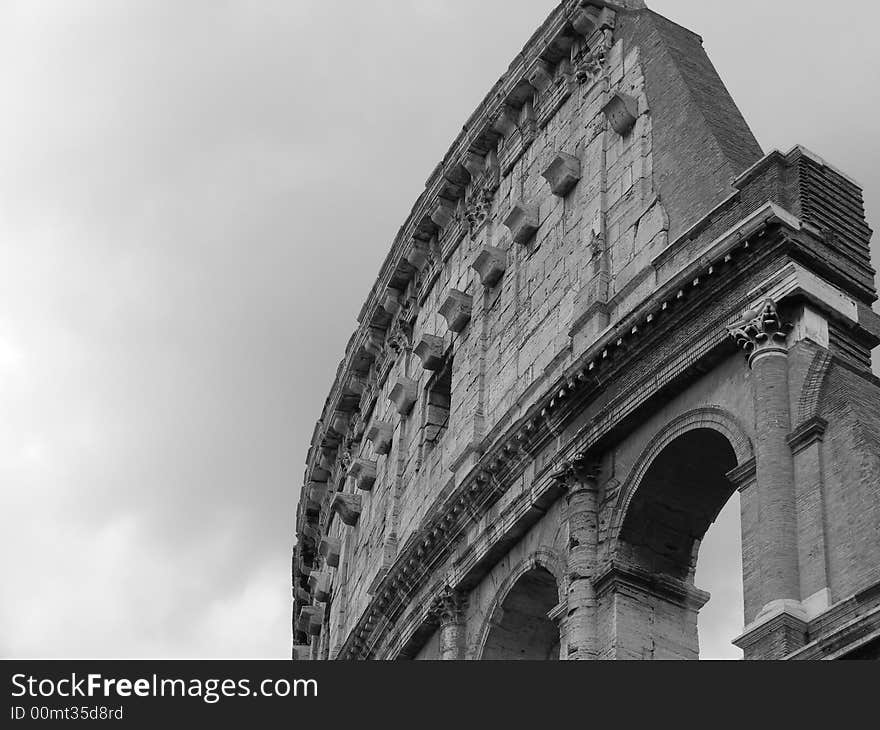 Rome is still beautiful on a cloudy day. Rome is still beautiful on a cloudy day