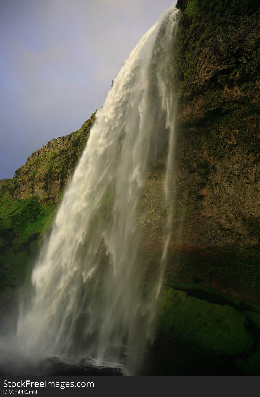 Waterfall At Seljalandfoss