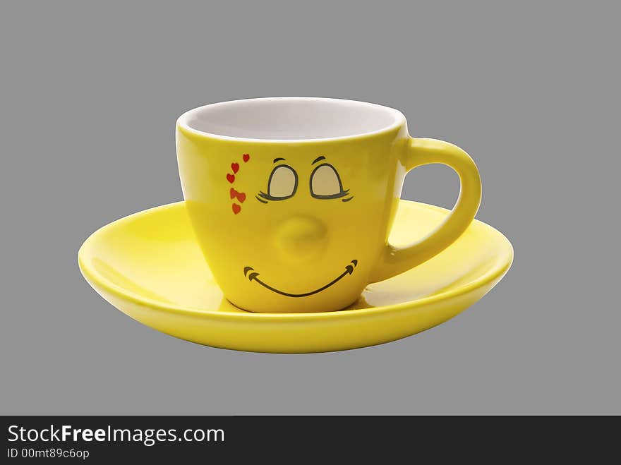 Yellow Coffe Cup