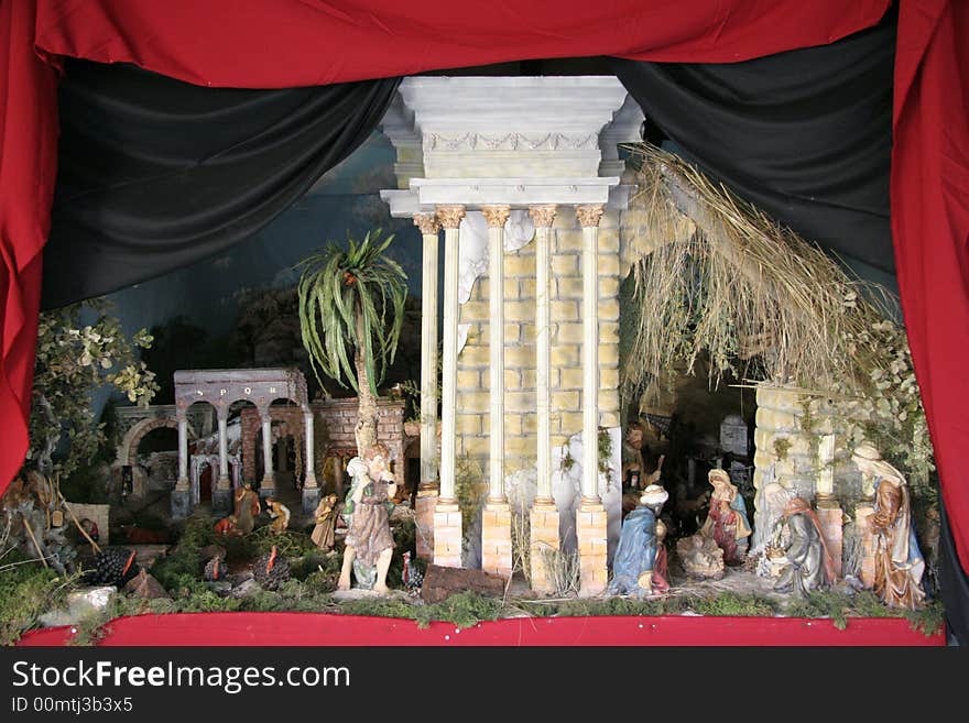 Model of Manger of Jesus Christ. Model of Manger of Jesus Christ