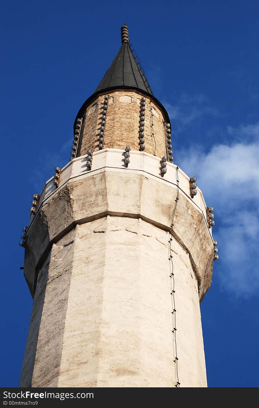 Details of minaret - part of mosque