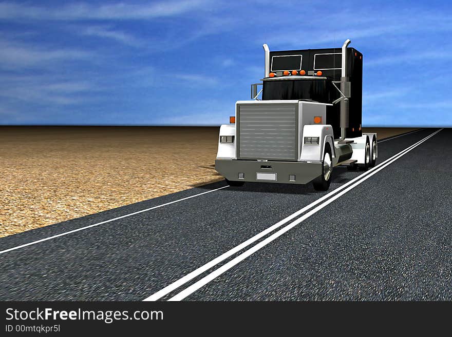 Truck on Road 2