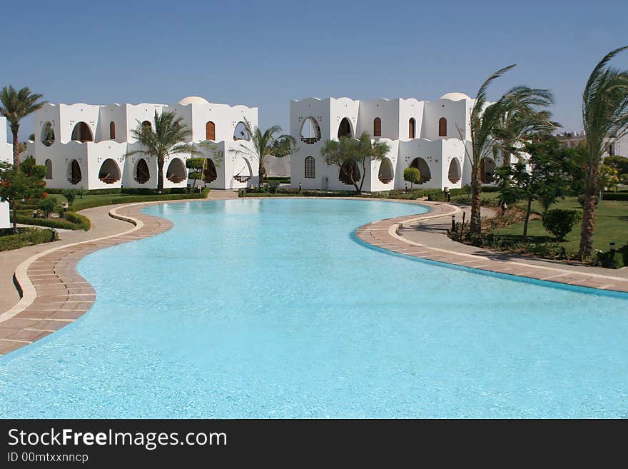 Pool in hotel in Egypt