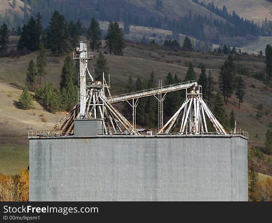 Greain silos