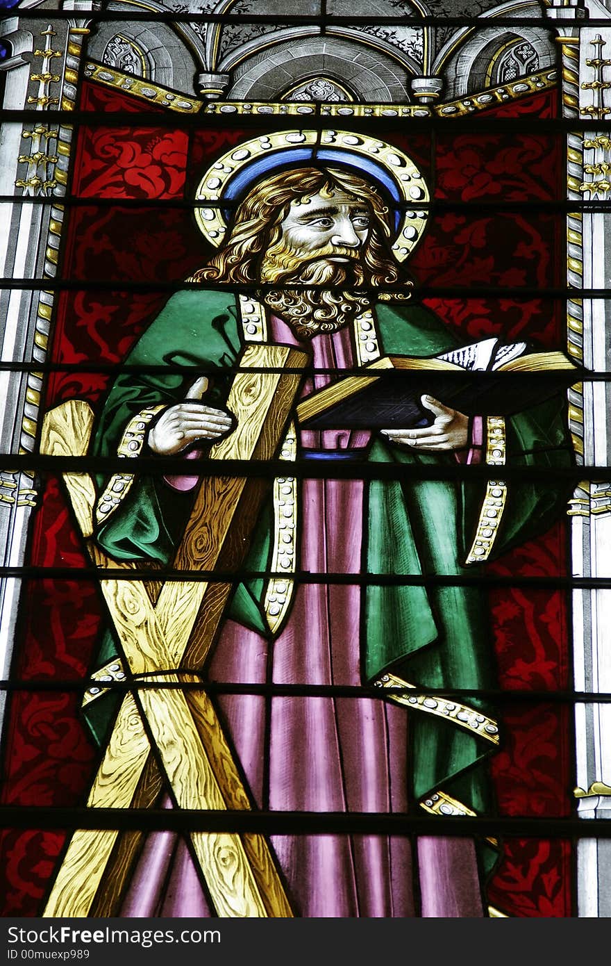 Christian Stained Glass Window