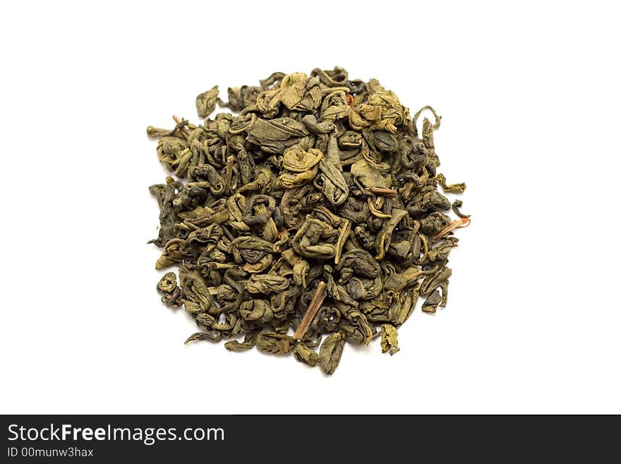 Heap of jasmine green tea