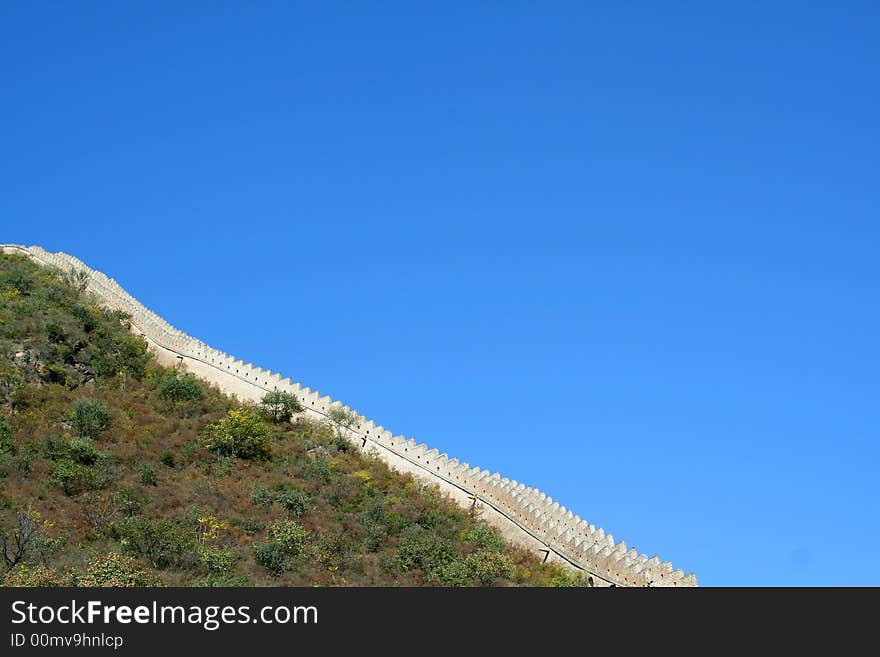 Great Wall of China. background. Olympic games