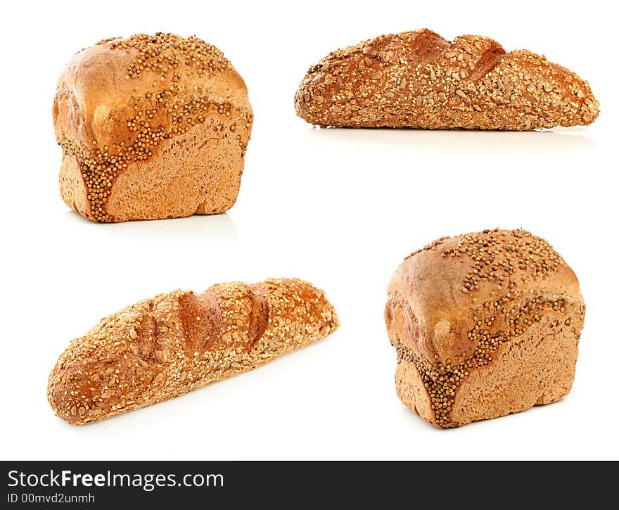 Various types of bread