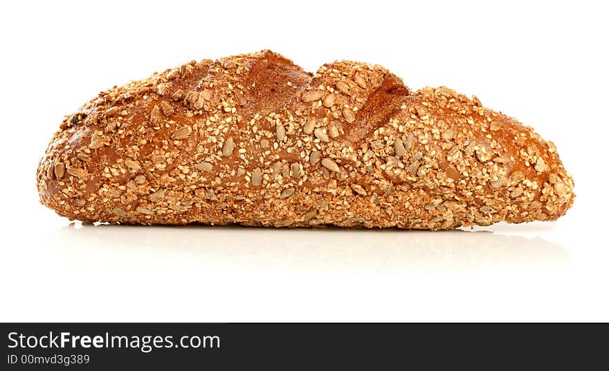 Long Loaf Made Of Rye Bread