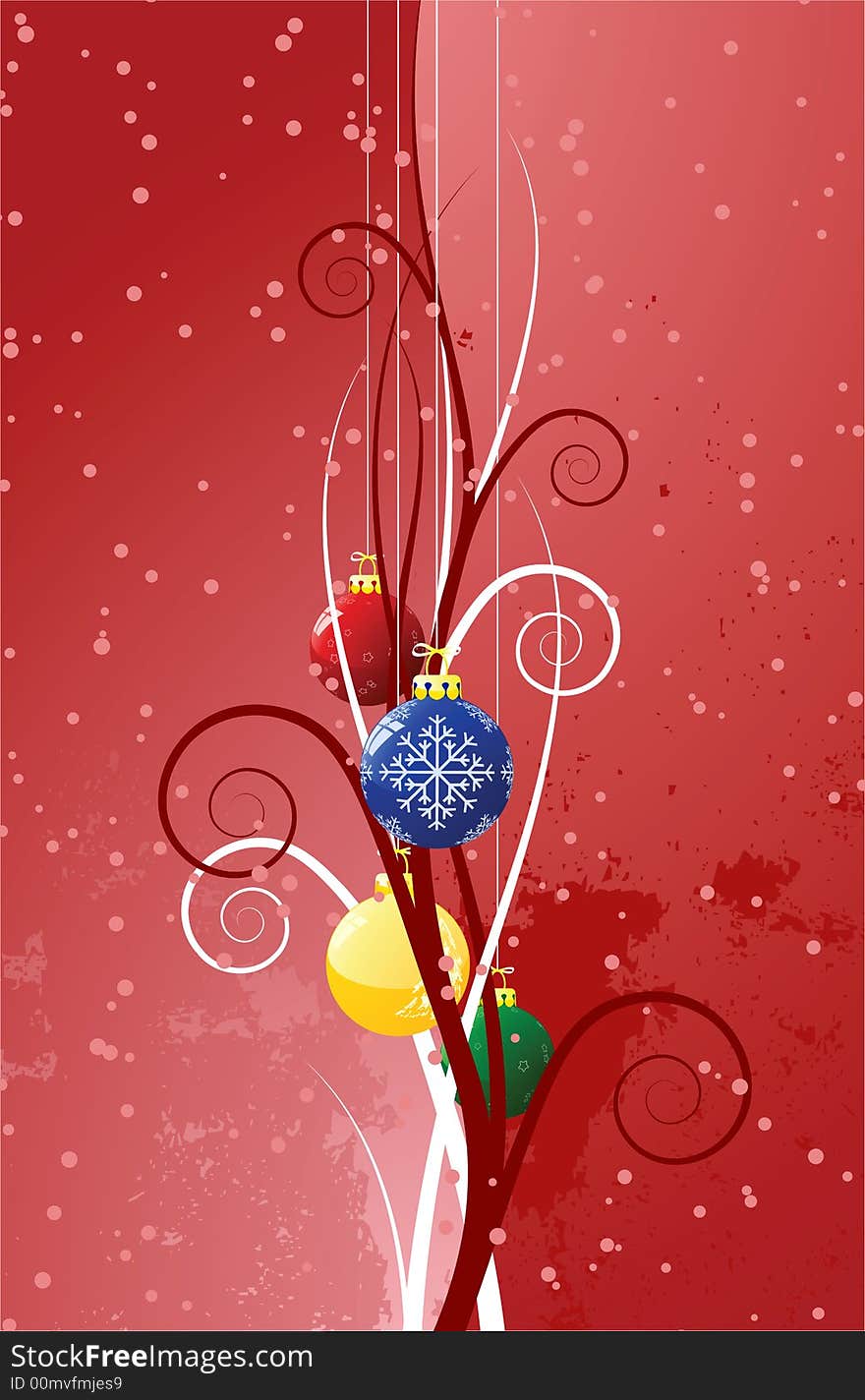 Background With Christmas Toys