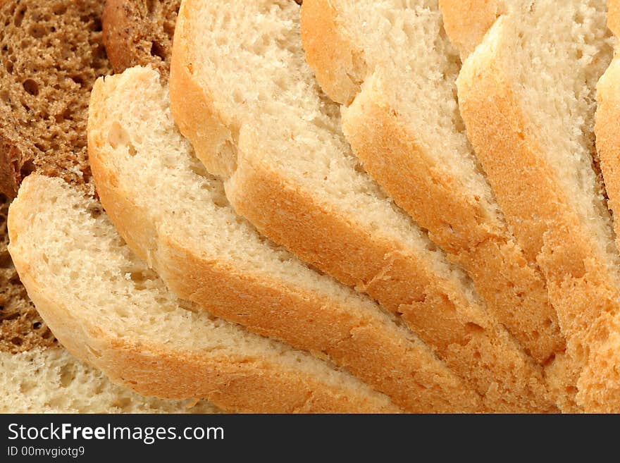 Multicoloured bread