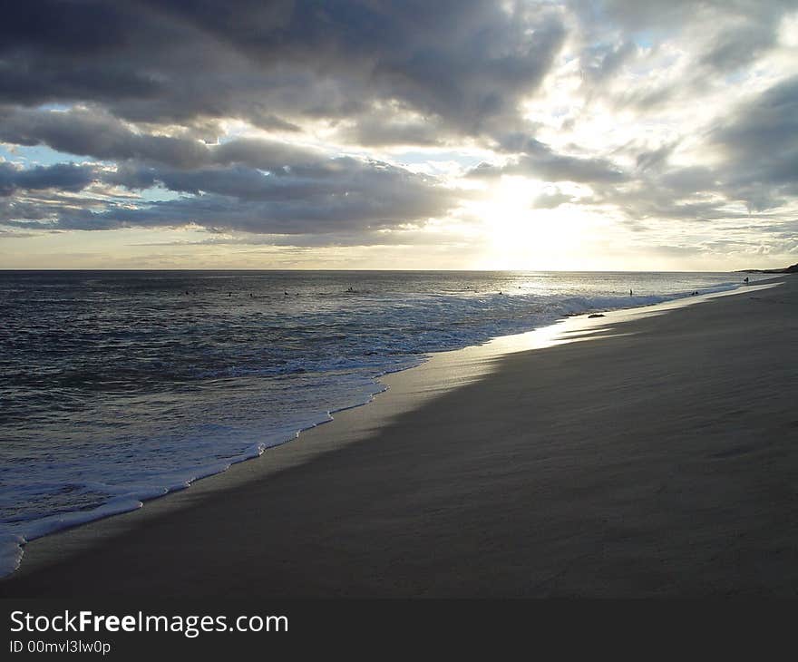 The coast line on Hawaii s Oahu. The coast line on Hawaii s Oahu.