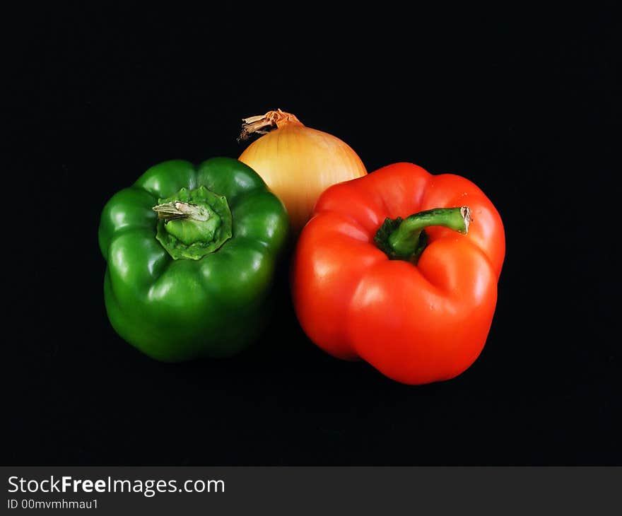 Bell Peppers and Onion