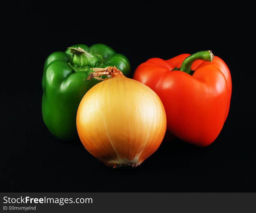 Bell Peppers and Onion