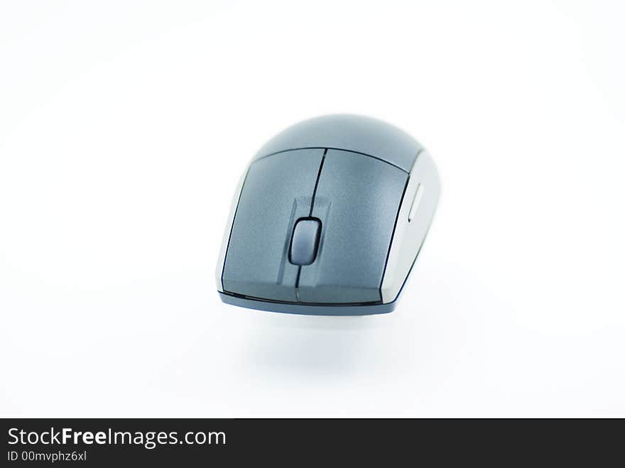 Grey claasic style computer mouse