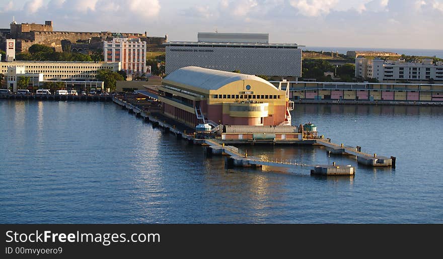 Port of San Juan Puerto Rico View from cruise ship