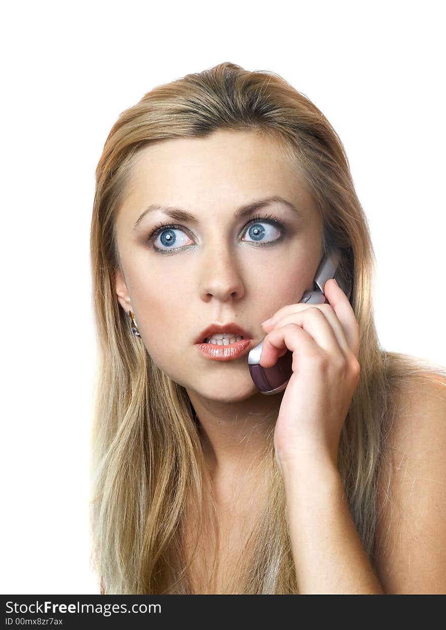 Girl speaking phone