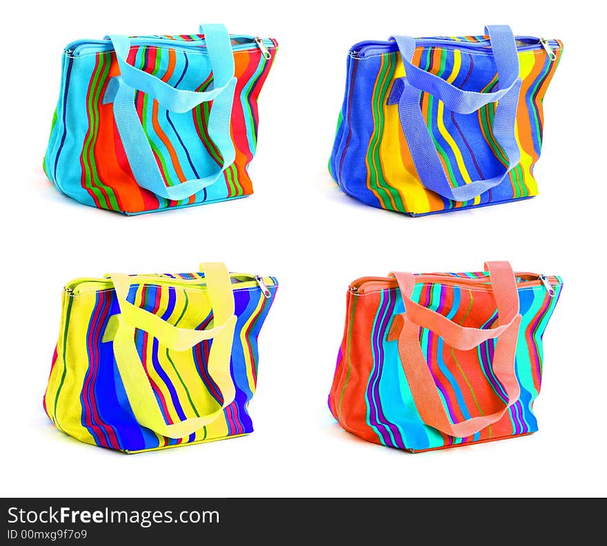 Four Multicolored Bags