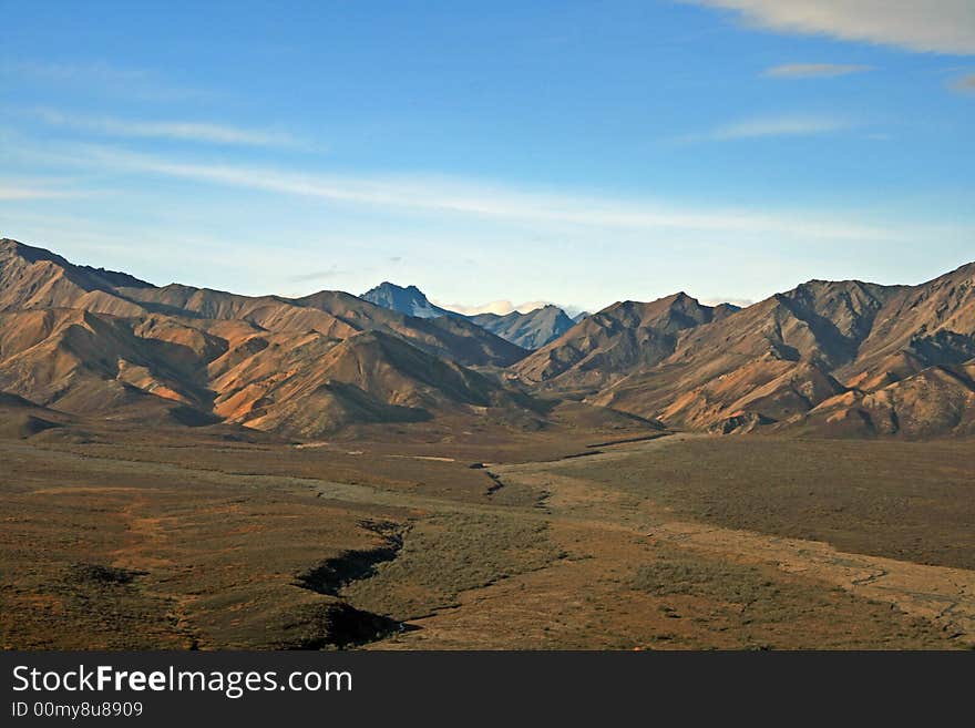 Alaska mountians in north country. Alaska mountians in north country