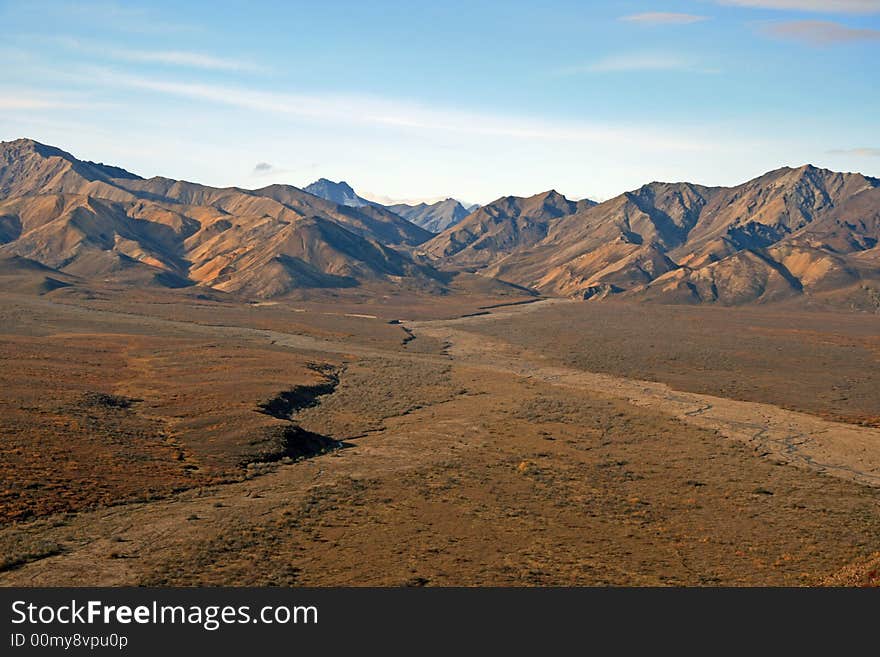 Alaska mountians in north country. Alaska mountians in north country