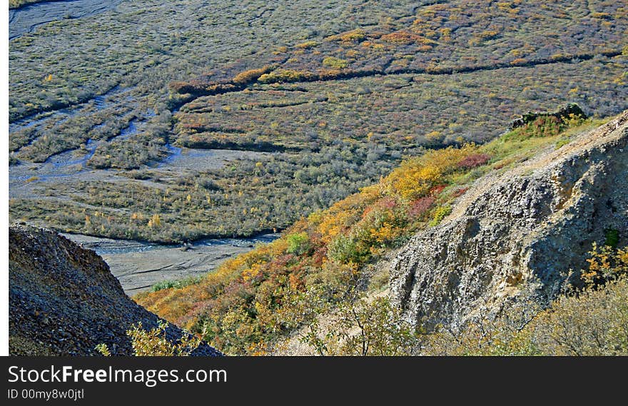 Alaska mountians in north country. Alaska mountians in north country