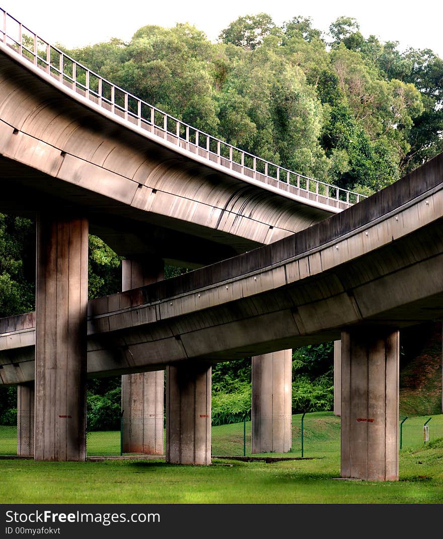 Criss Cross train track