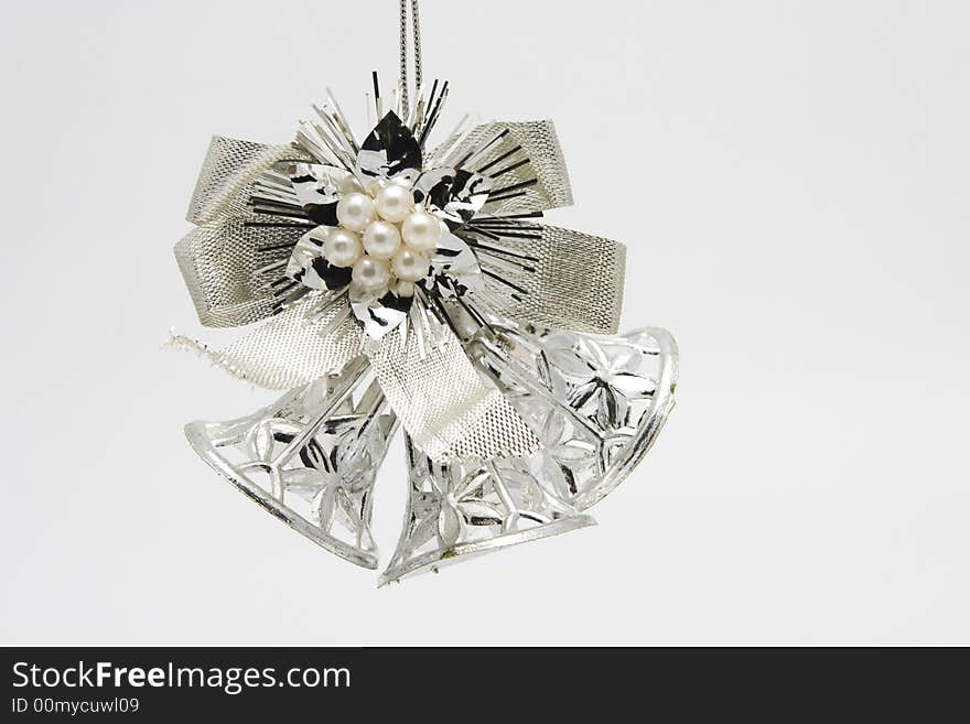 Christmas decoration isolated on light background