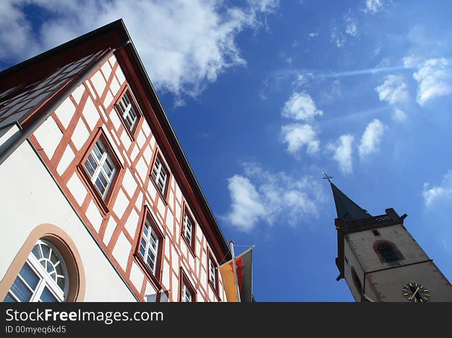 Good old germany with a church