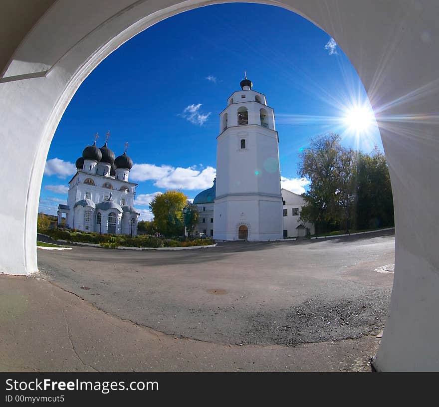 Old monastery in the city of Kirov. Old monastery in the city of Kirov