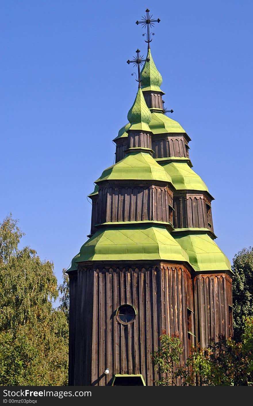 Orthodox church in village near Kiev Ukraine. Orthodox church in village near Kiev Ukraine