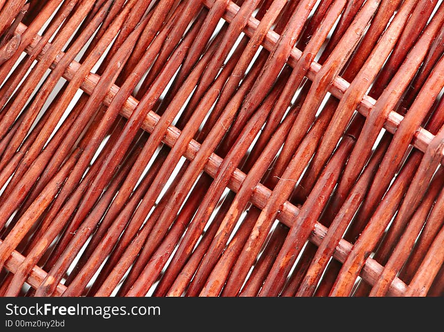 Wattle plait in closeup background. Wattle plait in closeup background