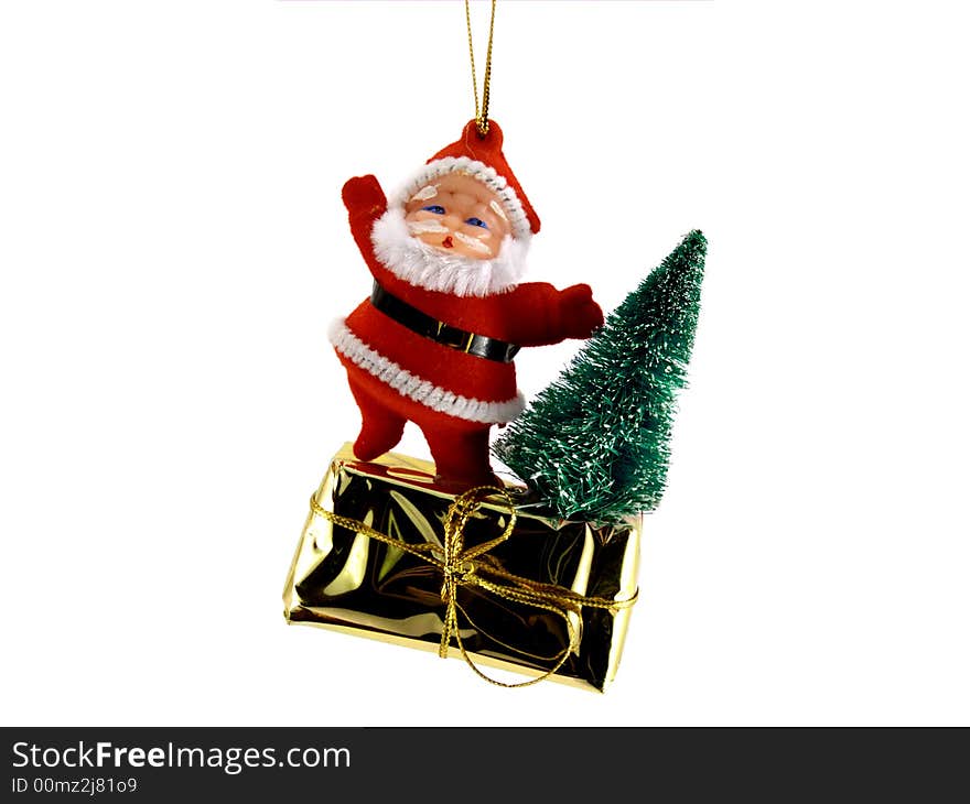 Christmas decoration with santa claus. Christmas decoration with santa claus