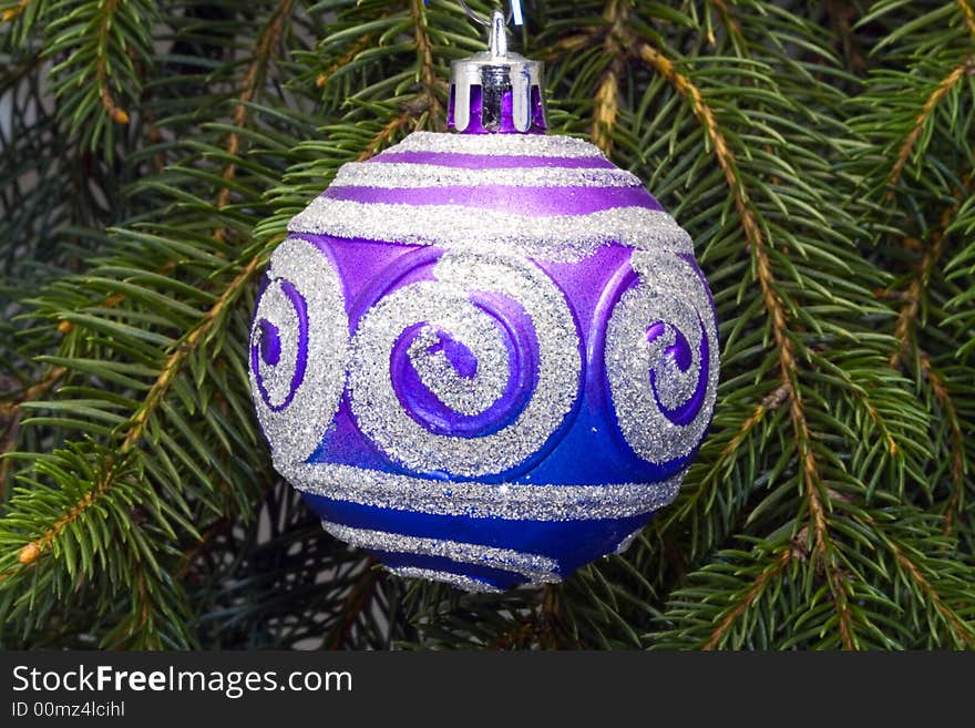 A christmas ornament - seasonal decoration - close up. A christmas ornament - seasonal decoration - close up