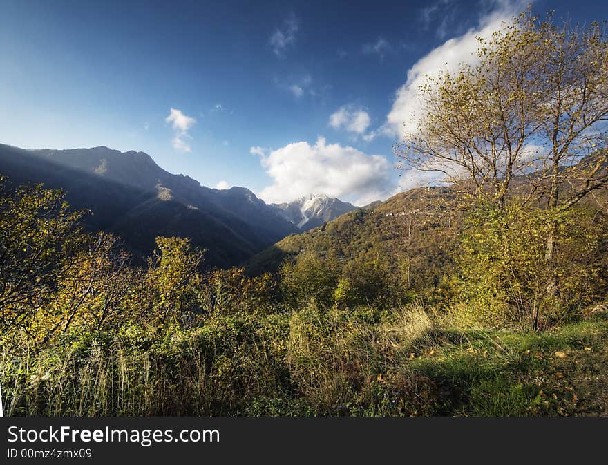 Landscape photographe in the Apuan Alps, Tuscany. Landscape photographe in the Apuan Alps, Tuscany