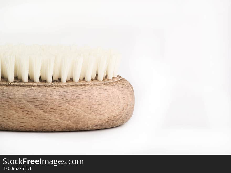 Body brush isolaed on a white background