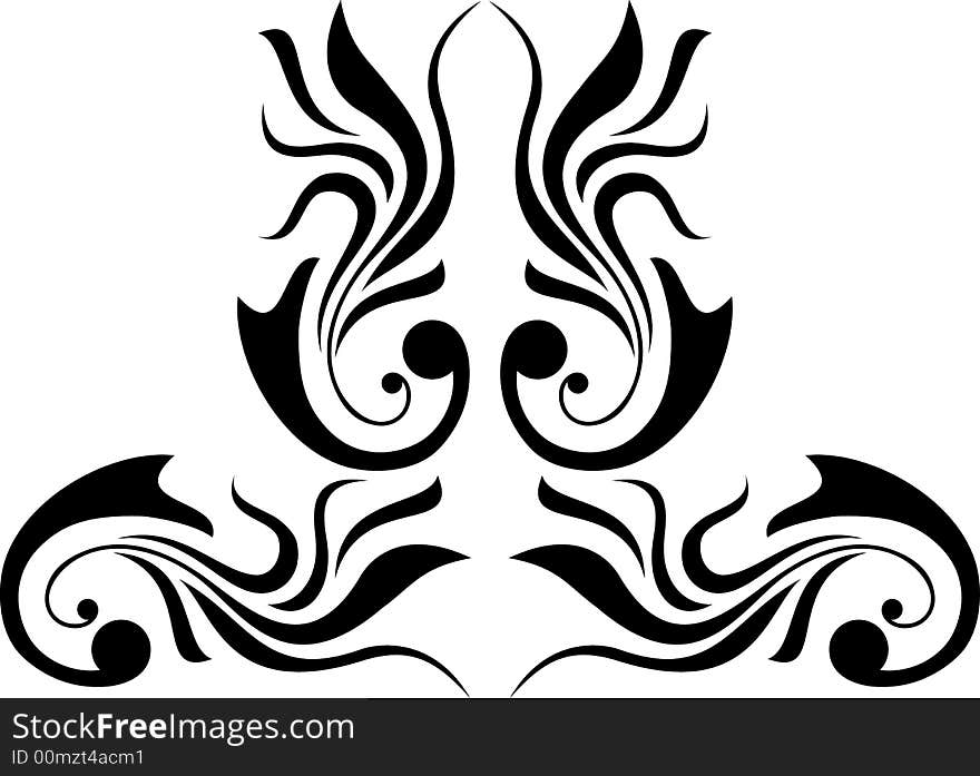 Abstract design decoration illustration vector. Abstract design decoration illustration vector