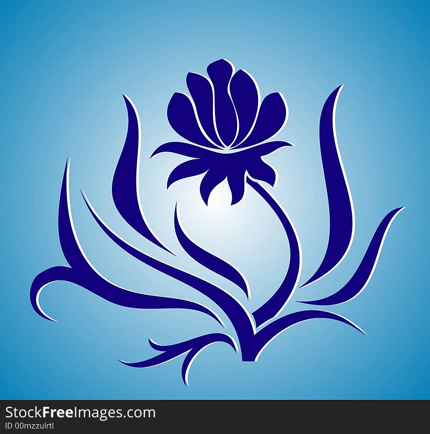 Vector flower illustration