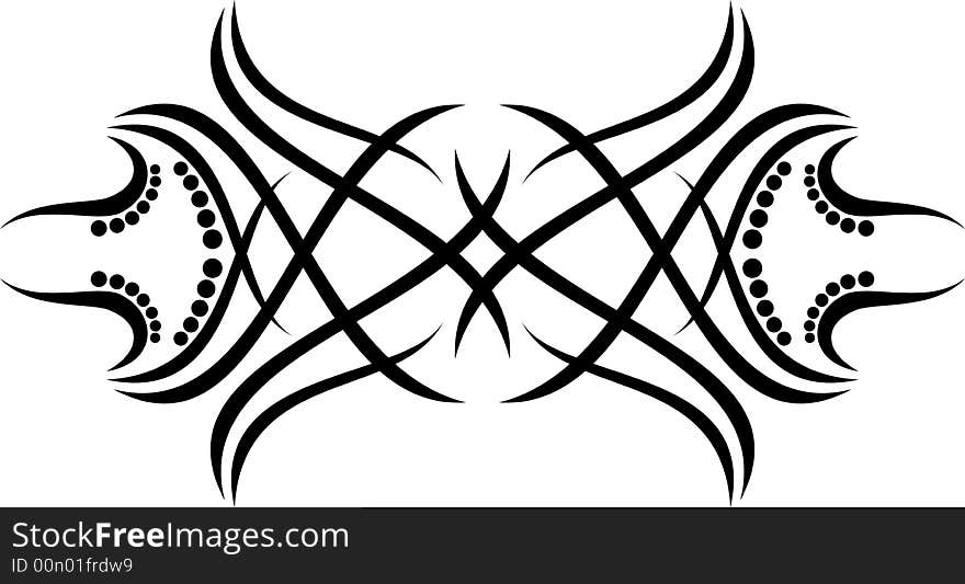 Abstract Calligraphy Vector