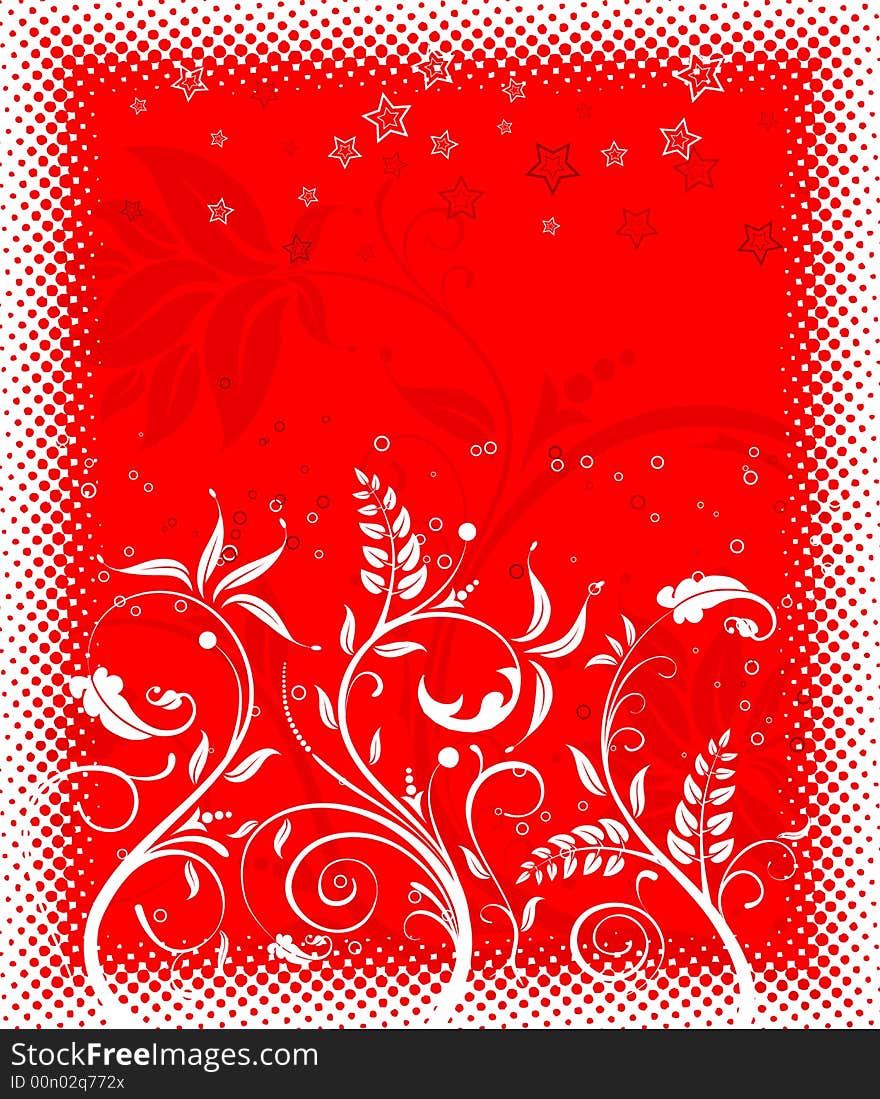 Abstract flower background