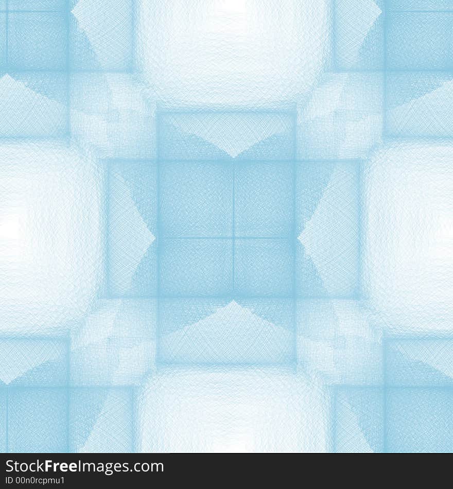 Abstract blue and white squares background