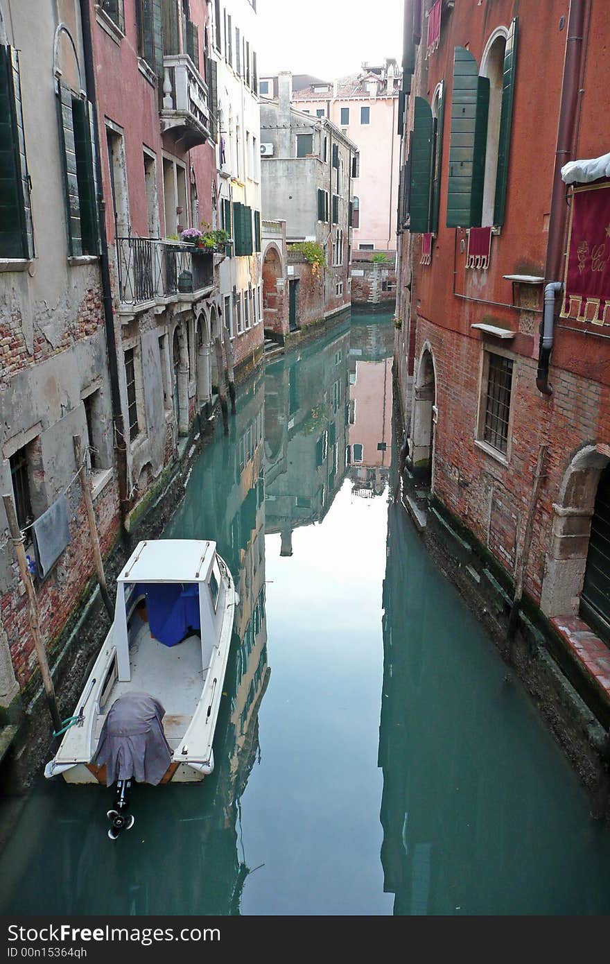 A beautiful canal of Venice