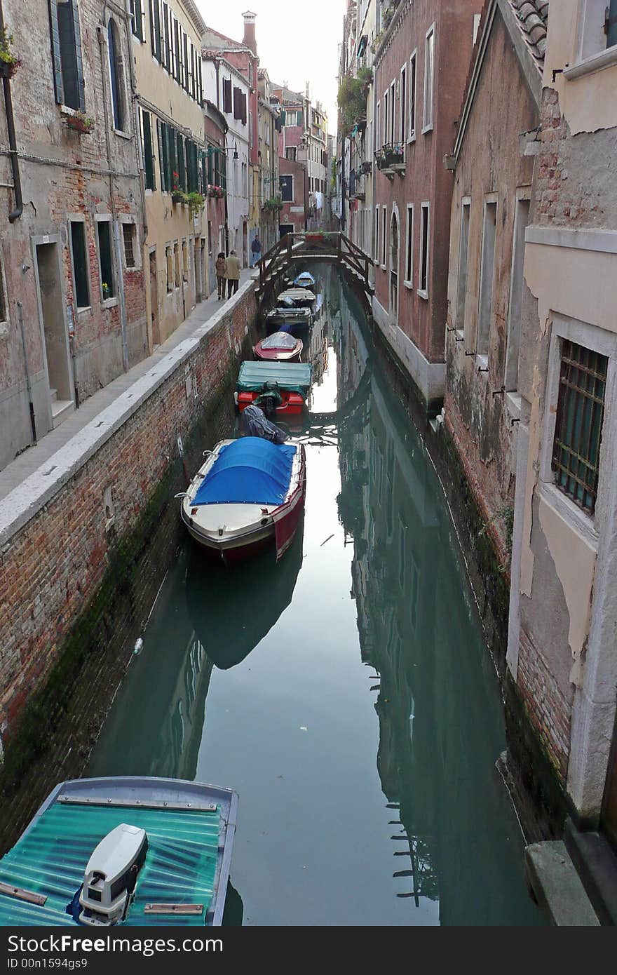 A beautiful canal of Venice