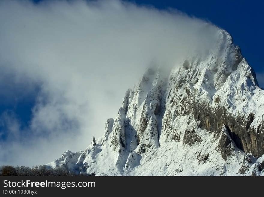 Snow Covered Mountain