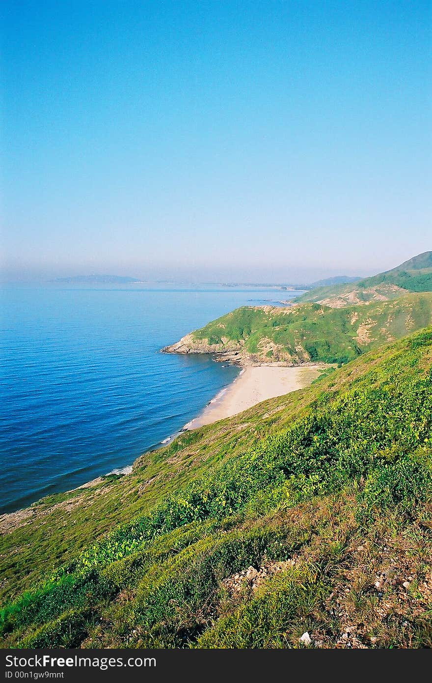 Beach And The Mountain