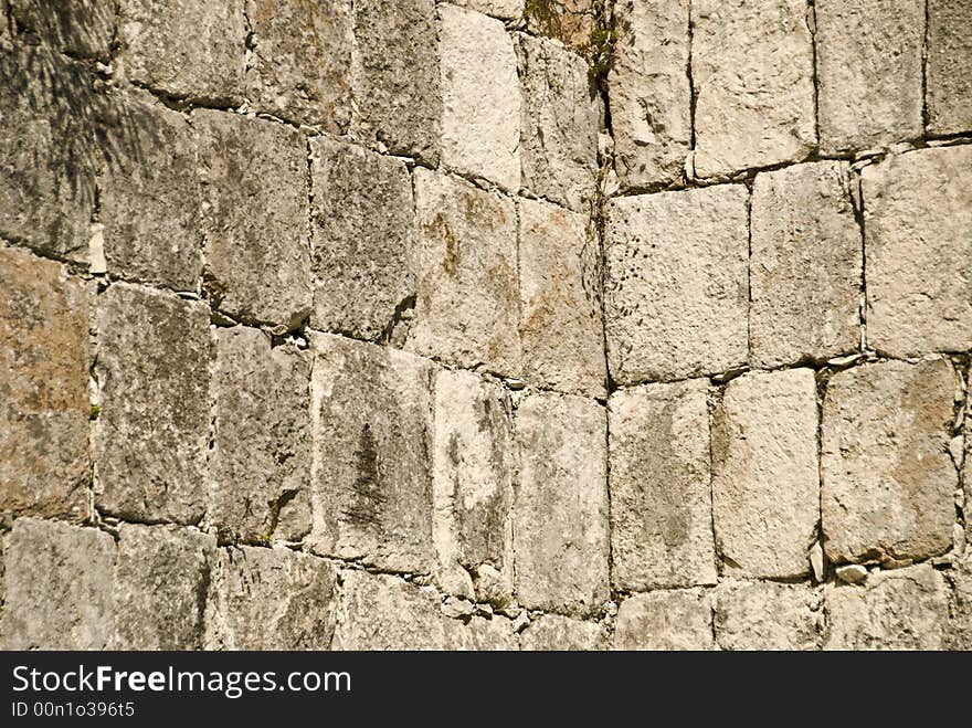 Old brick walls from the ruinsin Chichen Itza Mexico. Old brick walls from the ruinsin Chichen Itza Mexico