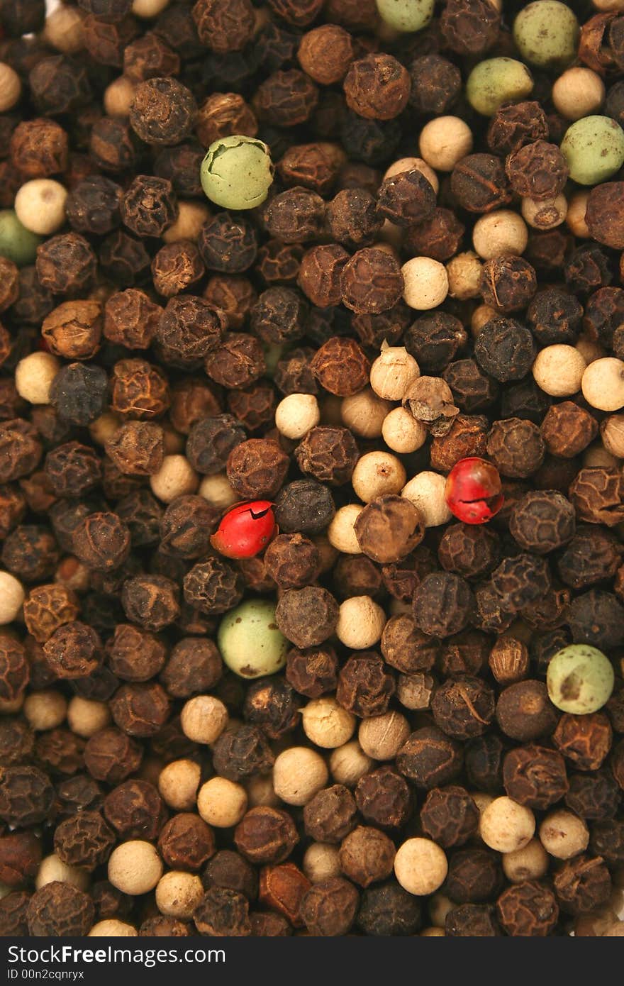 Peppercorns textured backgound