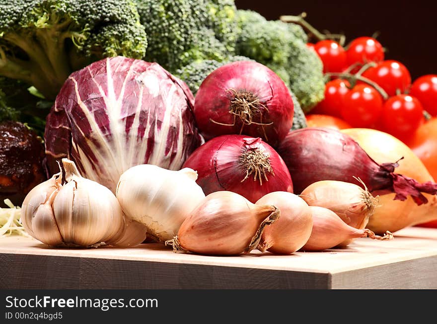 Set Of Different Vegetables