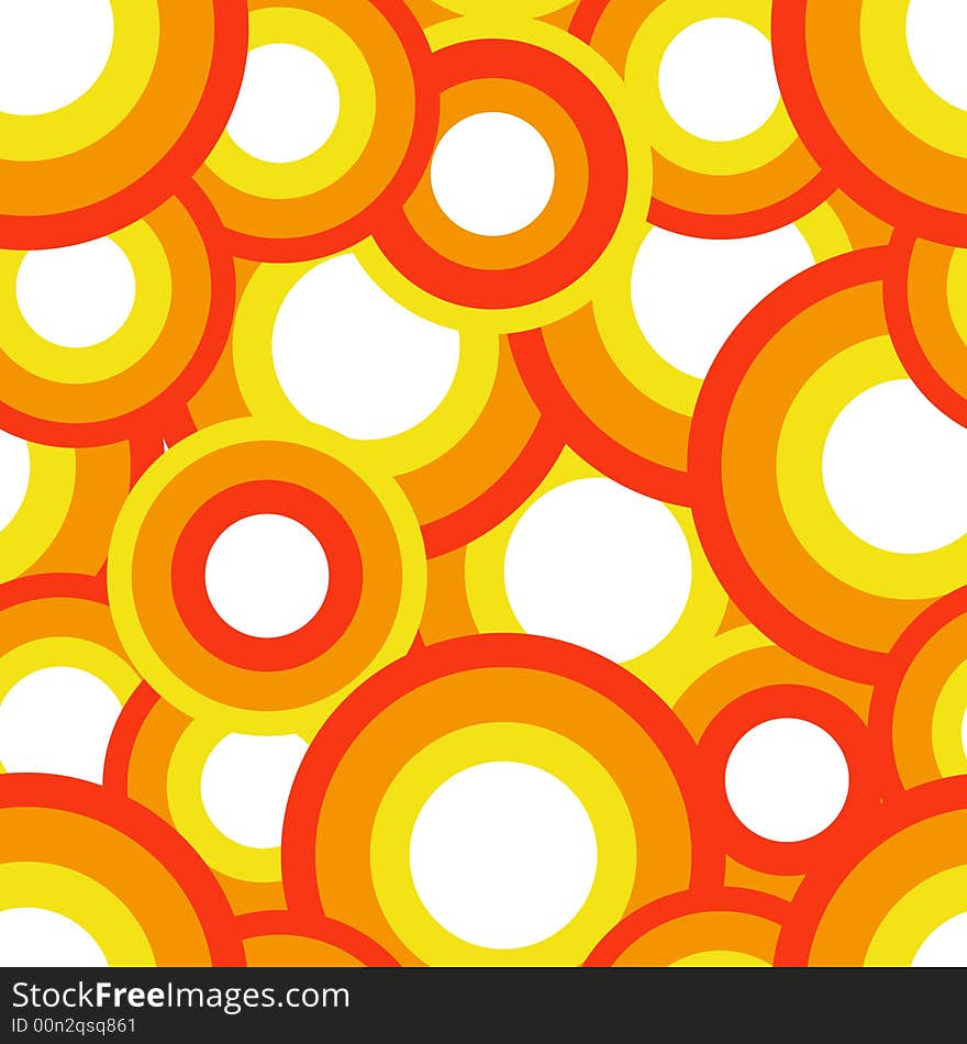 Seamless vector texture with circles. Seamless vector texture with circles