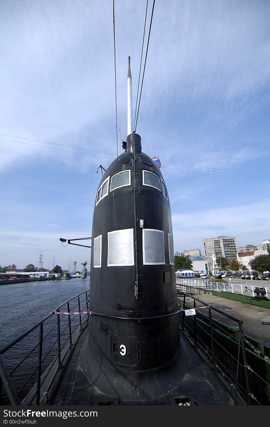 The Old Submarine In World Ocean Museum